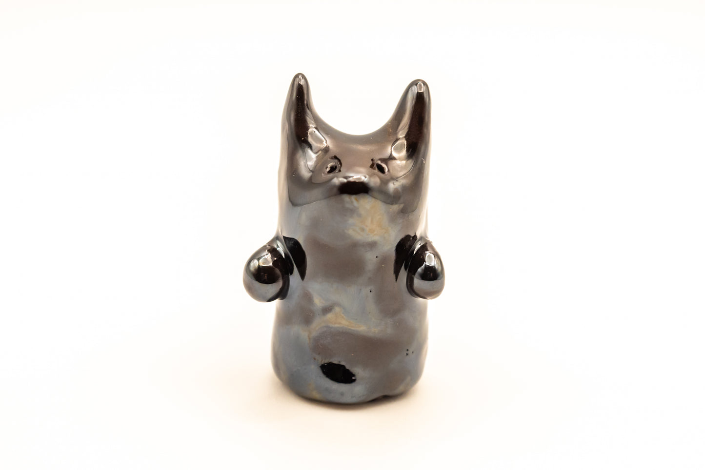 Desk Pet - Enchanting Ceramic Critter - Black