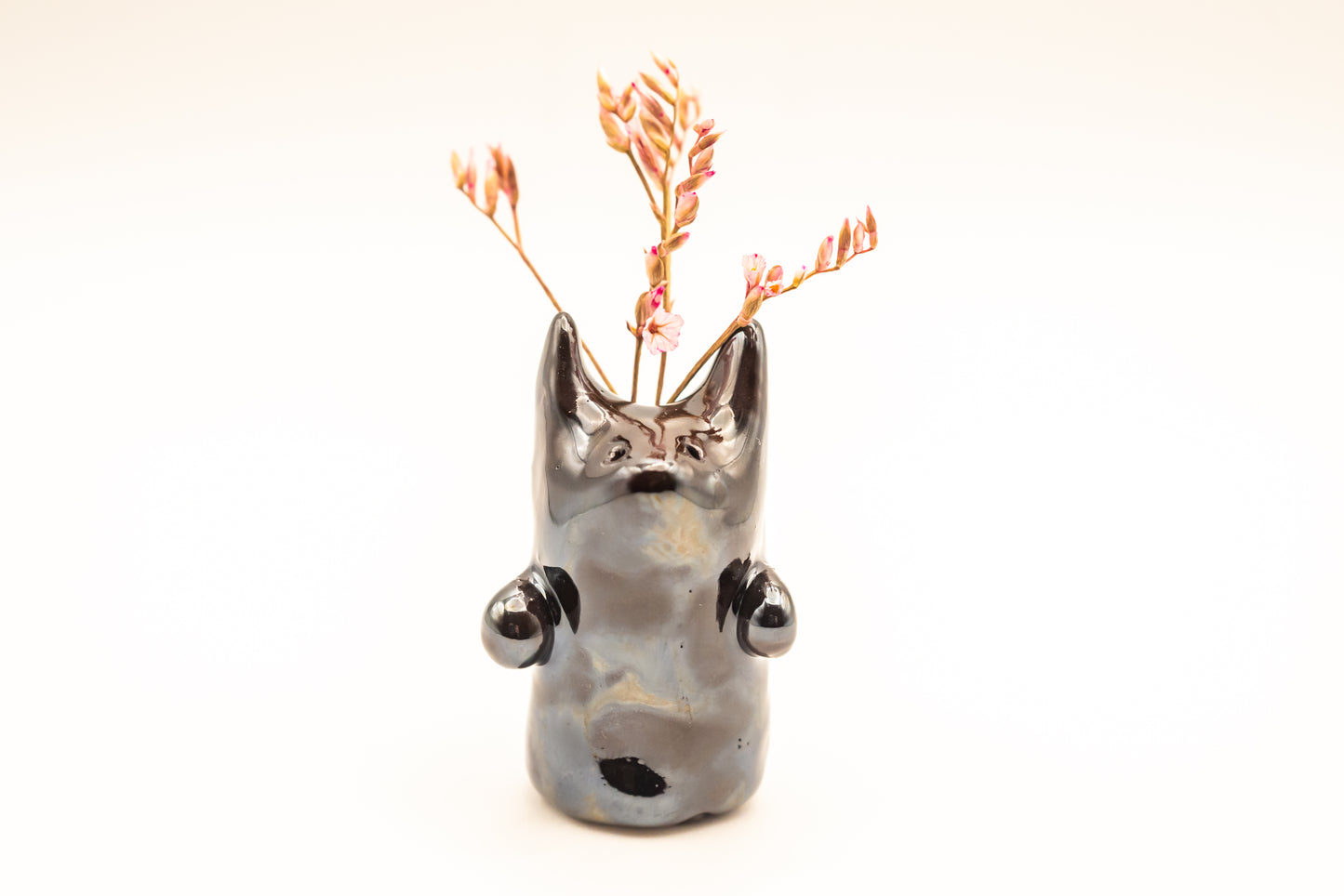 Desk Pet - Enchanting Ceramic Critter - Black