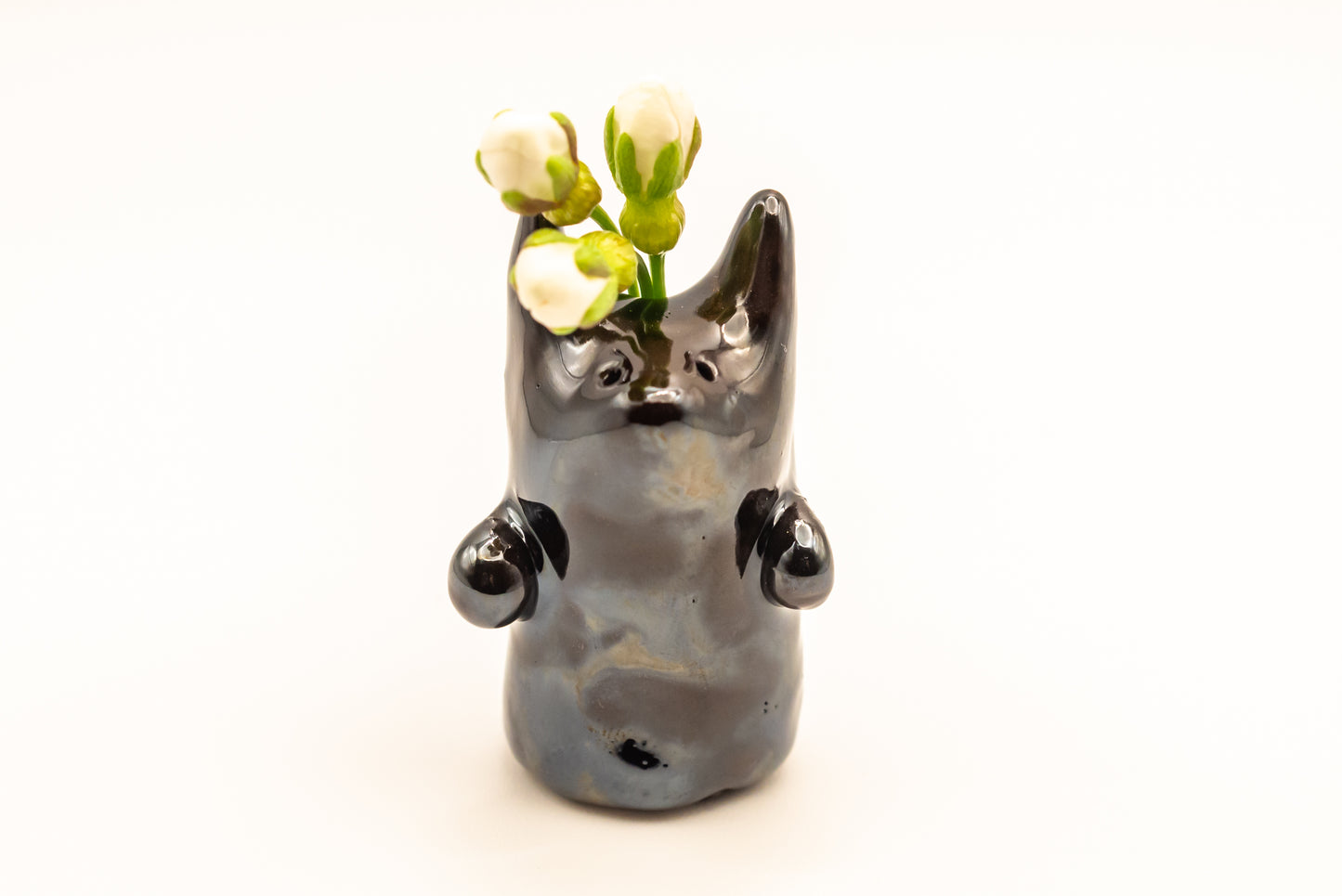 Desk Pet - Enchanting Ceramic Critter - Black