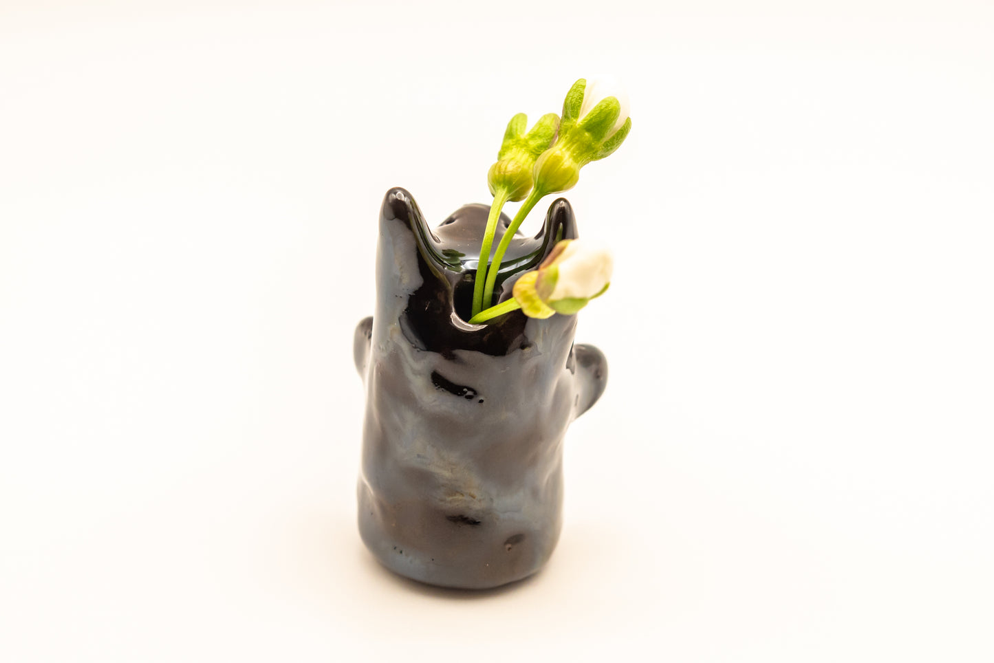 Desk Pet - Enchanting Ceramic Critter - Black