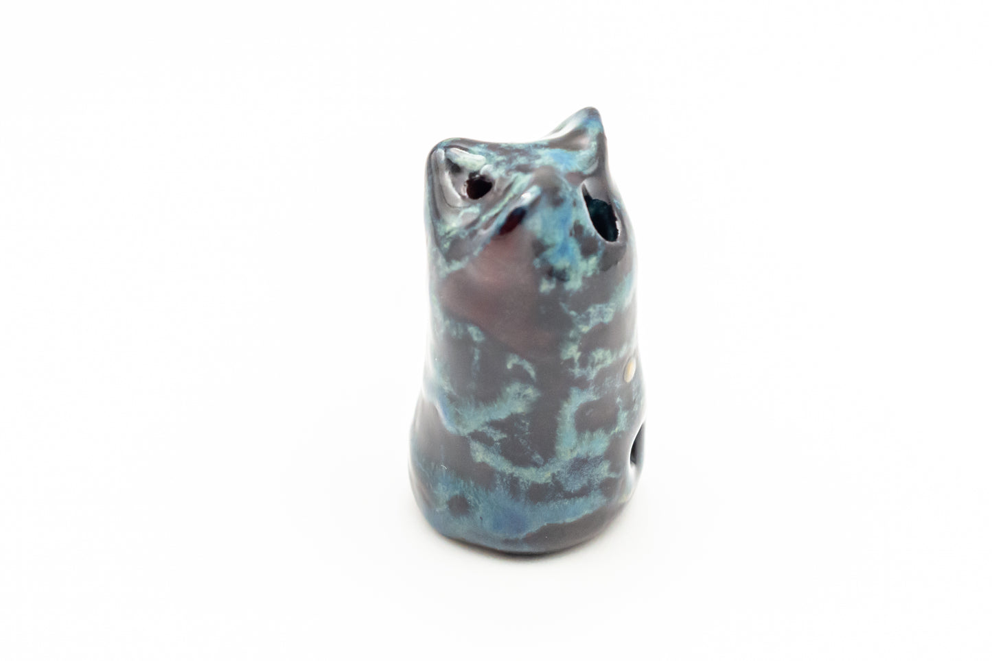 Desk Pet - Cheerful Miniature Friend - Black and Blue