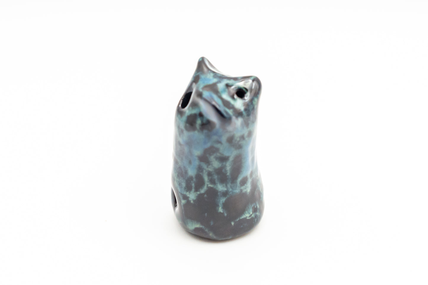 Desk Pet - Cheerful Miniature Friend - Black and Blue