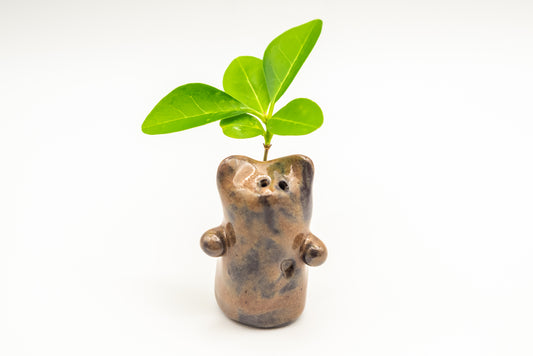 Desk Pet - Whimsical Bear-like creature - Brown
