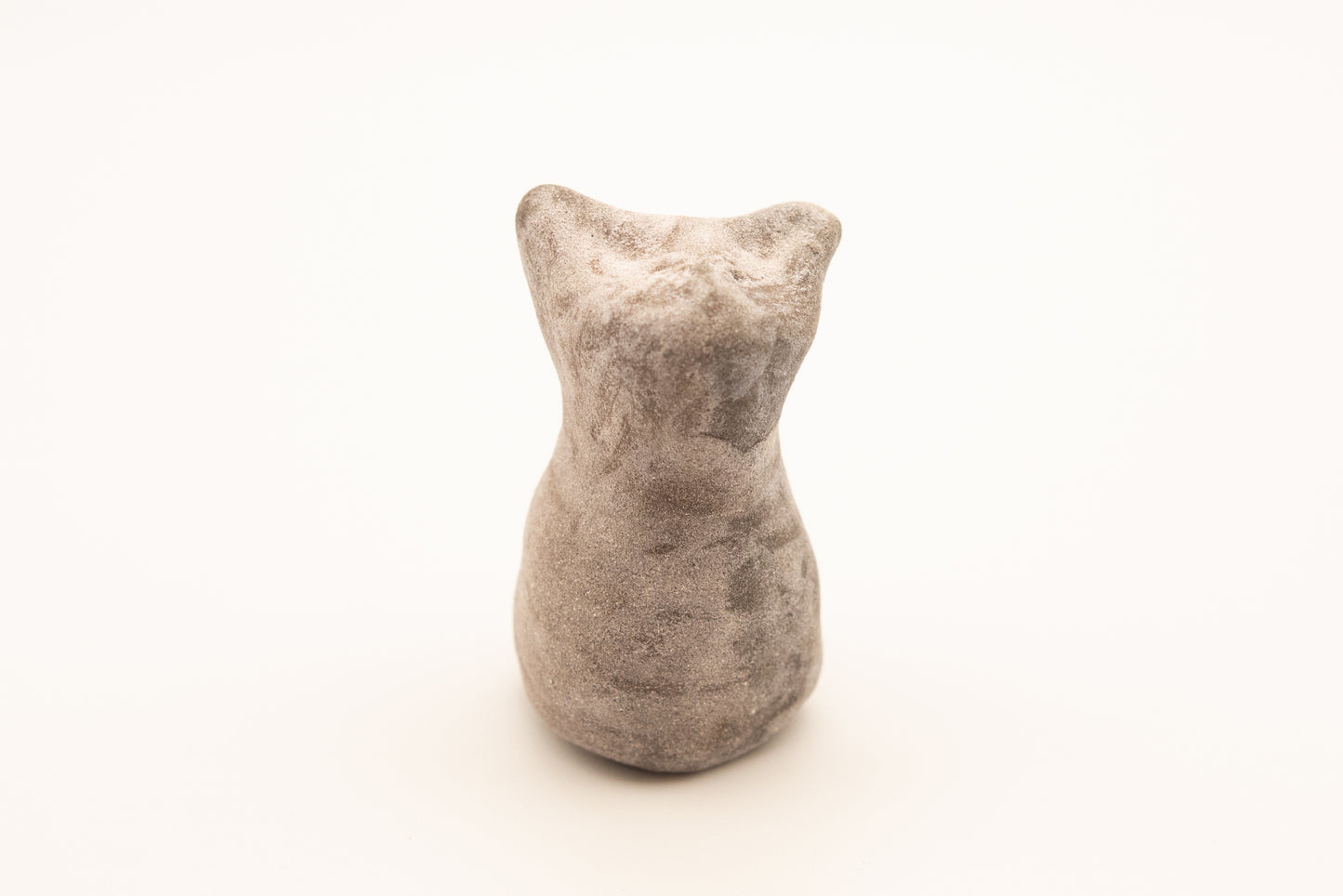 Desk Pet - Endearing Ceramic Critter - Grey