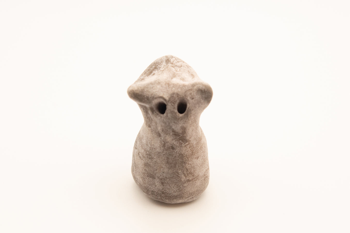 Desk Pet - Endearing Ceramic Critter - Grey