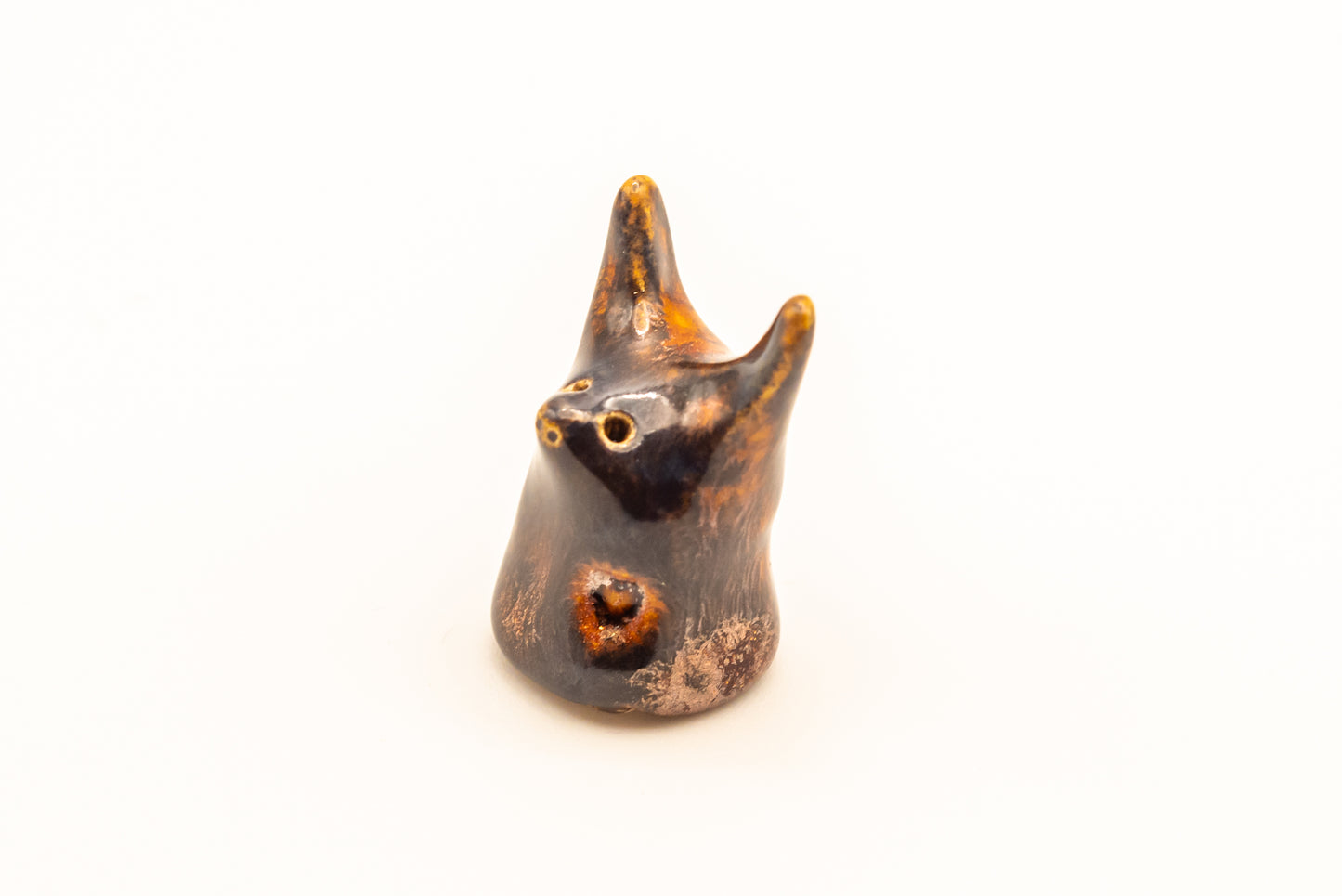 Desk Pet - Playful Tiny Sculpture - Brown