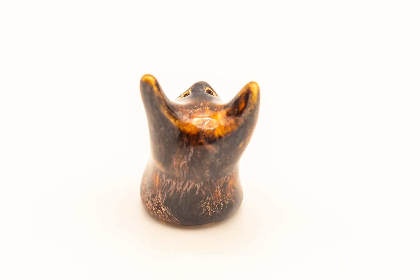 Desk Pet - Playful Tiny Sculpture - Brown