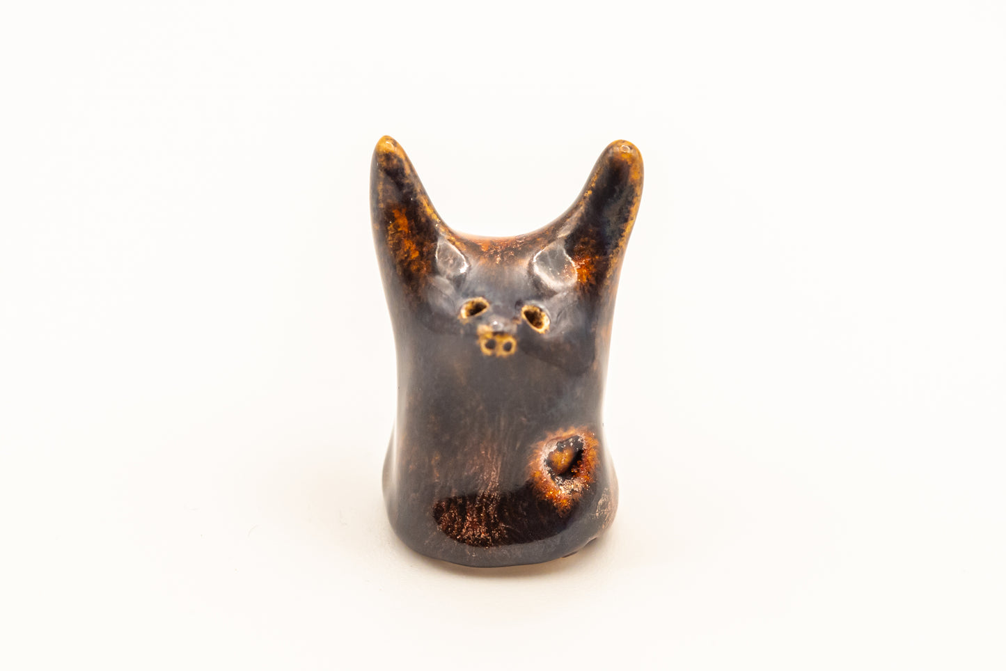 Desk Pet - Playful Tiny Sculpture - Brown
